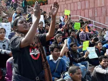 Manipur University students and teachers begin relay hunger strike, seek removal of V-C Adya Prasad Pandey Manipur University students and teachers begin relay hunger strike, seek removal of V-C Adya Prasad Pandey