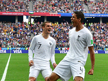 FIFA World Cup 2018: Raphael Varane, Antoine Griezmann's goals help France beat Uruguay and book semis spot FIFA World Cup 2018: Raphael Varane, Antoine Griezmann's goals help France beat Uruguay and book semis spot