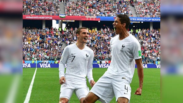 FIFA World Cup 2018: Raphael Varane, Antoine Griezmann's goals help France beat Uruguay and book semis spot