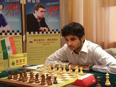 Hainan Danzhou Masters: Vidit Gujrathi scores emphatic win over Sam Shankland; Bu Xiangzhi takes sole lead Hainan Danzhou Masters: Vidit Gujrathi scores emphatic win over Sam Shankland; Bu Xiangzhi takes sole lead