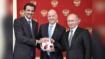 FIFA World Cup 2018: Russia President Vladimir Putin hands over mantle of host to Qatari Emir
