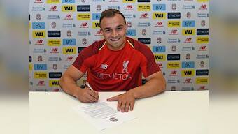 Premier League: Liverpool sign Switzerland forward Xherdan Shaqiri from Stoke City on five-year deal