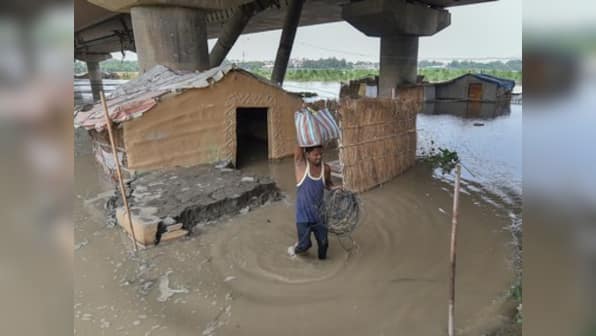 Water level in Yamuna river stays over danger mark for fourth consecutive day, evacuation process still ongoing