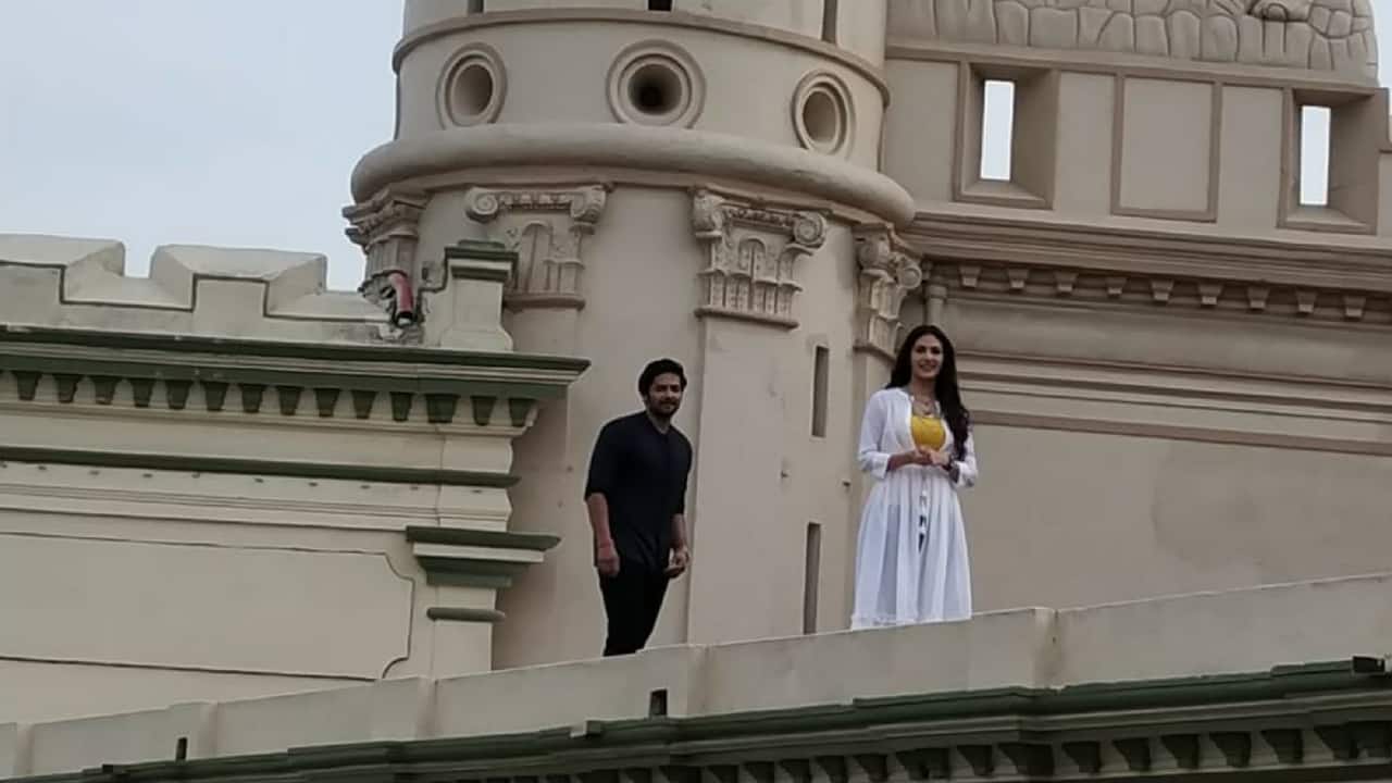 Ali Fazal and Amyra Dastur shoot at La Martiniere College, Lucknow for upcoming film Prassthanam