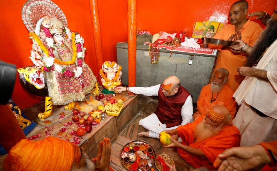Allahabad is preparing for a grand Kumbh-2019. Just three days ago, the Yogi Adityanath government cleared the proposal to build infrastructure on the land available with the four Akharas in Allahabad with an investment of about Rs 5 crore. Twitter@AmitShah Allahabad is preparing for a grand Kumbh-2019. Just three days ago, the Yogi Adityanath government cleared the proposal to build infrastructure on the land available with the four Akharas in Allahabad with an investment of about Rs 5 crore. Twitter@AmitShah