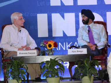 Empower women to turbocharge India’s productivity, don’t point fingers at politicians, don't obsess over manufacturing, says Mastercard CEO Ajay Banga at New India lecture in NY Empower women to turbocharge India’s productivity, don’t point fingers at politicians, don't obsess over manufacturing, says Mastercard CEO Ajay Banga at New India lecture in NY