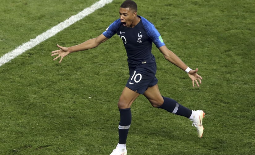   Kylian Mbappe was awarded the best young player of the tournament. AP 