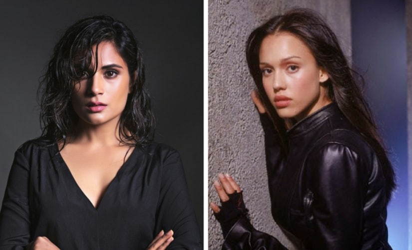 Richa Chadha in Inside Edge 2 (L) and Jessica Alba in Dark Angel (R)
