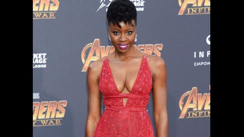 Danai Gurira at the Avengers: Infinity War premiere. Image from Facebook/ @DanaiGuriraOfficial