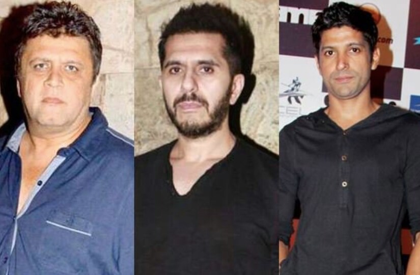 Rahul Dholakia, Ritesh Sidhwani and Farhan Akhtar. Twitter @bollywoodfarm