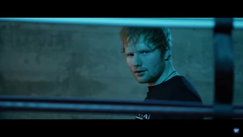 Still from ‘Shape of You’. YouTube screengrab