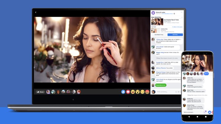 Facebook rolling out ‘Watch Party’, to let groups watch videos together