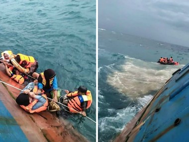 Around 70 people dead or missing in Indonesia ferry accident near Sulawesi island; many believed to be trapped inside sunken vessel Around 70 people dead or missing in Indonesia ferry accident near Sulawesi island; many believed to be trapped inside sunken vessel