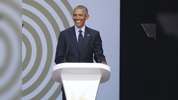 'I believe in Mahatma Gandhi's vision of equality and justice', says Barack Obama at Nelson Mandela Annual Lecture