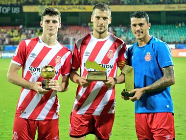 La Liga World tournament: Girona FC thrash Kerala Blasters 5-0 to win inaugural tournament La Liga World tournament: Girona FC thrash Kerala Blasters 5-0 to win inaugural tournament