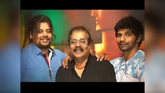 Hariharan unveils first song Afsaane with sons Akshay and Karan, featuring actress Sandeepa Dhar
