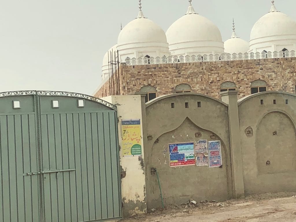 Work underway at new Jaish-e-Mohammed seminary in Bahawalpur, Pakistan. Image courtesy: Firstpost