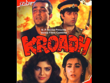 Kroadh: Sunny Deol-Sanjay Dutt's tale of two brothers bent on revenge deserves a re-examination Kroadh: Sunny Deol-Sanjay Dutt's tale of two brothers bent on revenge deserves a re-examination
