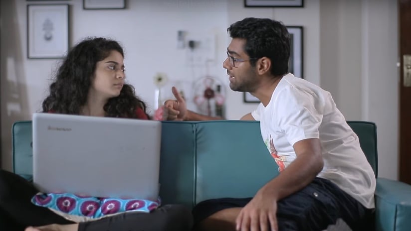A still from Little Things with Mithila Palkar and Dhruv Sehgal. YouTube screengrab