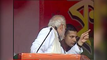 Narendra Modi's address in Bengal's Midnapore marred by tent collapse that left 22 injured; PM visits them in hospital