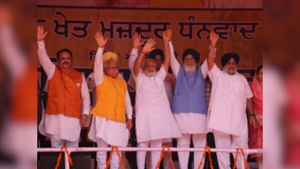 At rally in Punjab's Muktsar district, Narendra Modi says farmers are relieved after MSP hike, but Congress losing sleep