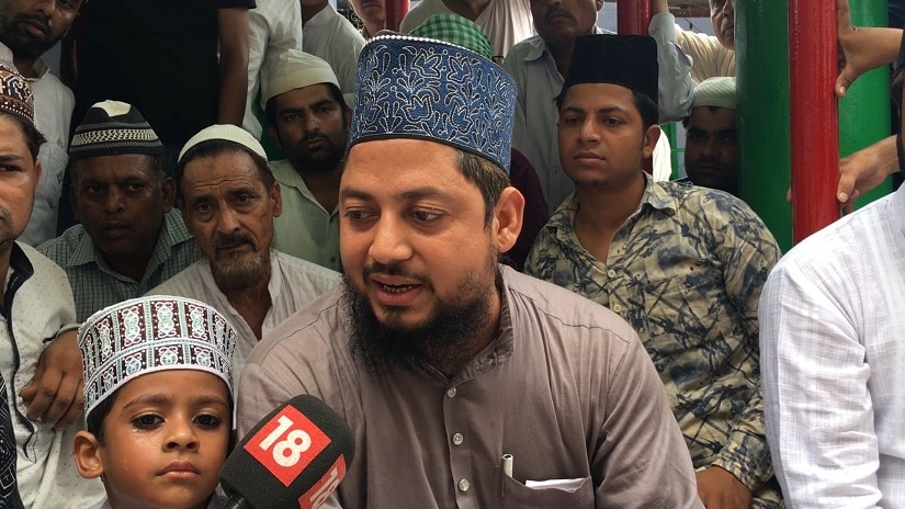 Shahar Imam Mufti Khurshid Alam, the Darul Ifta of the Ala Hazrat Dargah. Firstpost/Ankita Virmani