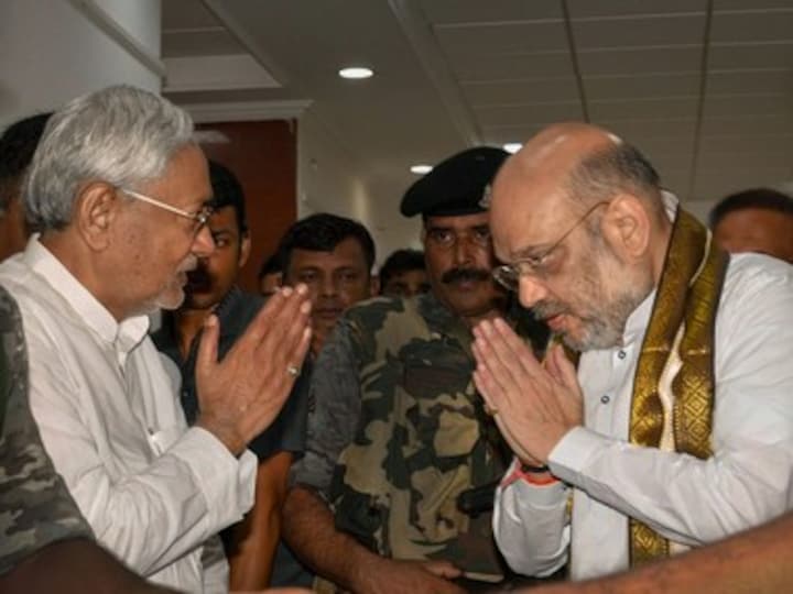 Amit Shah, Nitish Kumar display optimism after meet in Patna, but seat-sharing could be a challenge