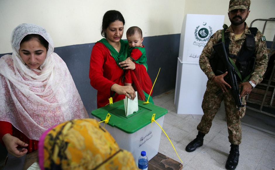 Voting began at 85,000 polling stations at 8 am today. The counting of votes will be done on the spot soon after the conclusion of the polling process at 6 pm. Results will be announced within 24 hours. Nearly 106 million people are registered to vote for members of the lower house of Parliament and four provincial assemblies. Reuters Voting began at 85,000 polling stations at 8 am today. The counting of votes will be done on the spot soon after the conclusion of the polling process at 6 pm. Results will be announced within 24 hours. Nearly 106 million people are registered to vote for members of the lower house of Parliament and four provincial assemblies. Reuters