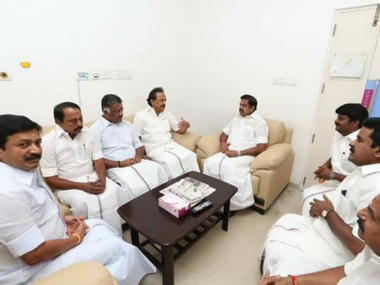 Karunanidhi's health stable, says MK Stalin as politicians rush to hospital to visit DMK chief; party workers asked to maintain peace Karunanidhi's health stable, says MK Stalin as politicians rush to hospital to visit DMK chief; party workers asked to maintain peace