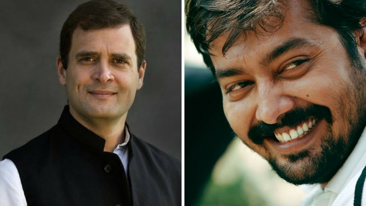 Rahul Gandhi (left) and Anurag Kashyap (right). Twitter/ @RahulGandhi, @anuragkashyap72