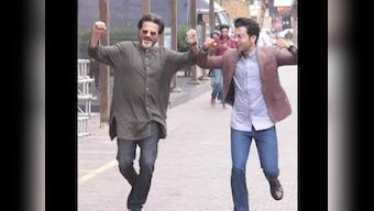 Rajkummar Rao replicates Anil Kapoor's signature step from Ram Lakhan during Fanney Khan promotions