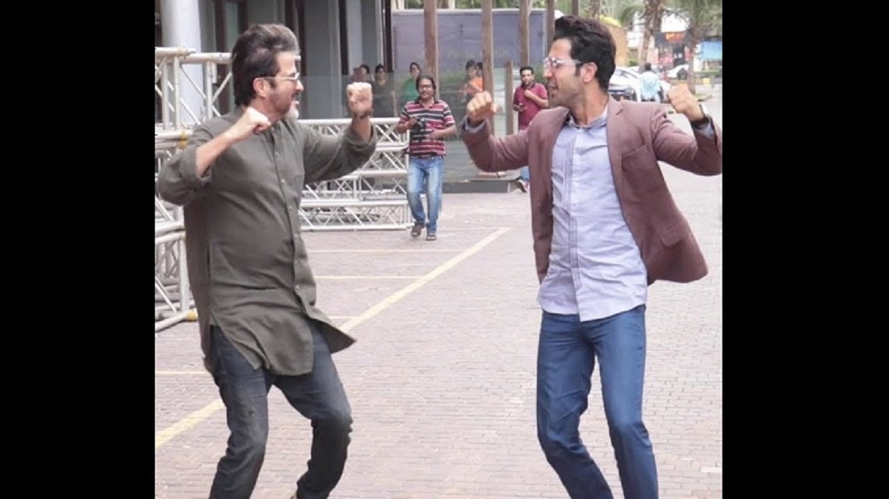 Anil Kapoor and Rajkummar Rao groove to Ram Lakhan song. Instagram