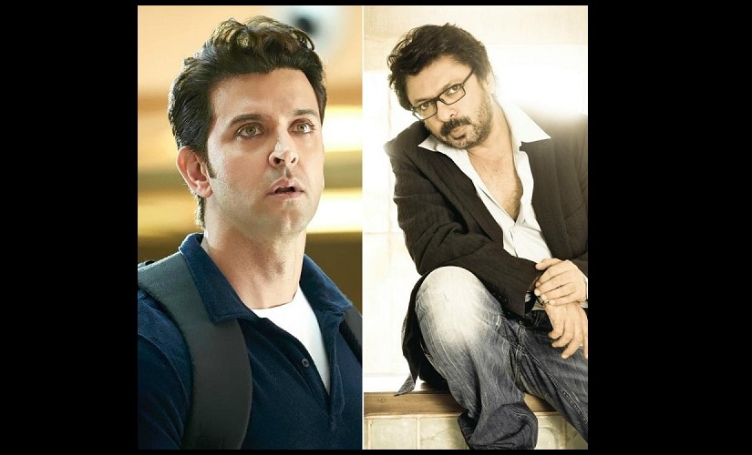 Hrithik Roshan and Sanjay Leela Bhansali. Twitter @Page3Reporter
