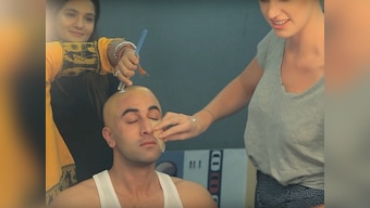 Watch: Ranbir Kapoor transforms into Sanjay Dutt for Sanju after grueling training regime, hours in make-up chair