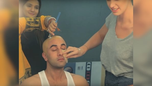 Watch: Ranbir Kapoor transforms into Sanjay Dutt for Sanju after grueling training regime, hours in make-up chair