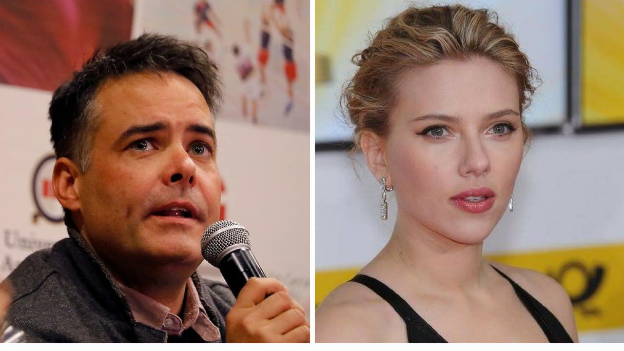 Sebastian Lelio (left) and Scarlett Johansson (right). Twitter/ @el_dinamo, @Hollywood-Actresses-660287594081362