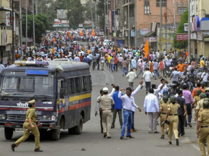 Maratha quota stir: Police books over 4,000 for violence in Chakan near Pune, no arrests yet