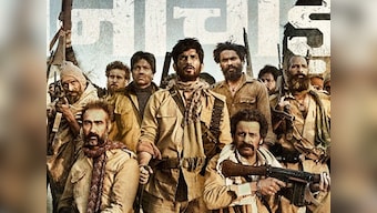 Sonchiriya first look poster: Sushant Singh Rajput, Manoj Bajpayee play gun-wielding Chambal dacoits