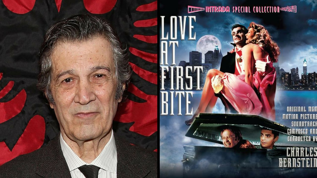 Stan Dragoti (left) and the poster of Love at First Bite. Facebook /@sessiondays, @movieguy247