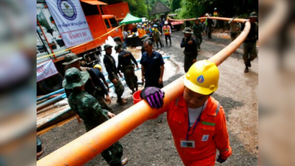 Thailand cave rescue: Officials contemplate ways to extract trapped football team after forecast of heavy rains on weekend