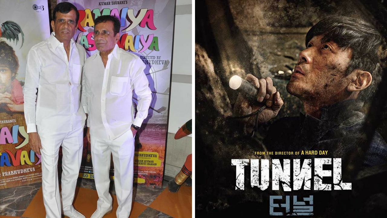 Abbas-Mustan (left),Poster of Tunnel. Images from Facebook