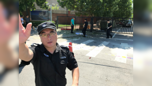 Explosive device detonated outside United States embassy in Beijing; area cordoned off
