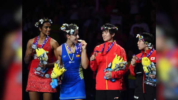 World Badminton Championships 2018: PV Sindhu clinches silver after going down to Carolina Marin in straight games