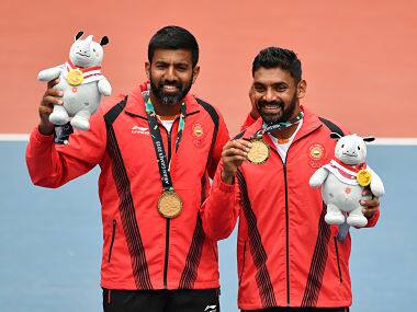 Asian Games 2018: Rohan Bopanna, Divij Sharan clinch gold medal for India in men's doubles event