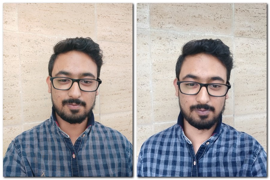 Mi A2 (Left) Galaxy J8 (Right).