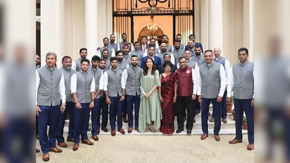 India vs England: 'Has Anushka Sharma started playing for us?'; Twitter slams BCCI for posting official team photo with actress