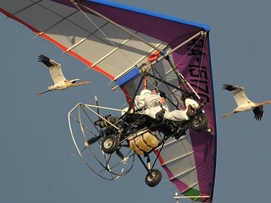 Paragliding at the Asian Games. Representational image. AP