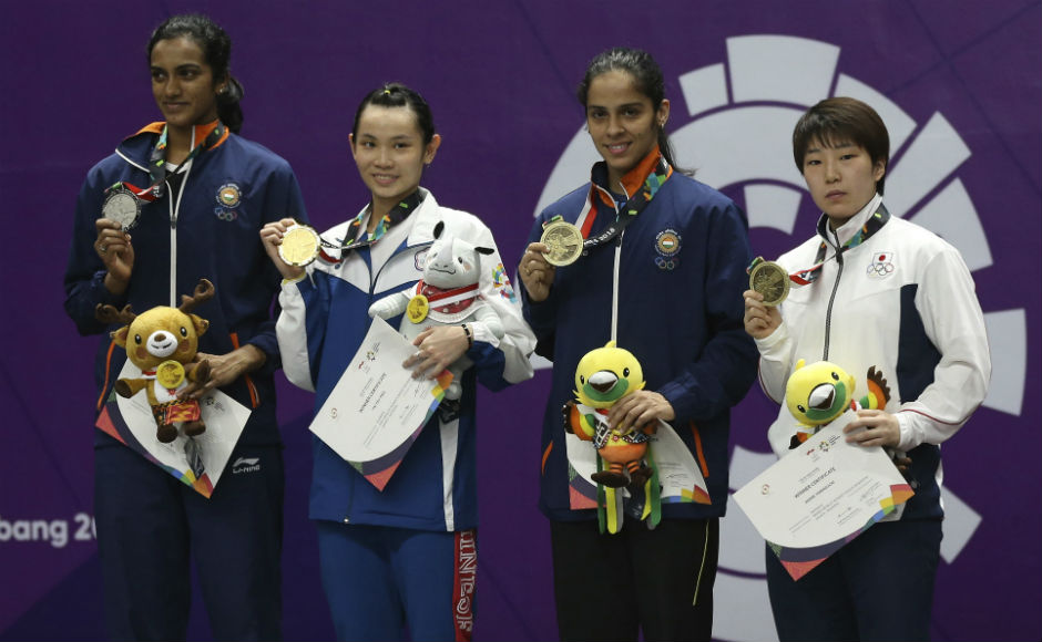 PV Sindhu also lost her women's singles final match to Chinese Taipei's Tai Tzu-ying. But it was two medals for India in the women's singles with Saina Nehwal also winning the bronze. AP PV Sindhu also lost her women's singles final match to Chinese Taipei's Tai Tzu-ying. But it was two medals for India in the women's singles with Saina Nehwal also winning the bronze. AP