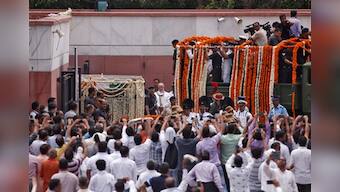 Atal Bihari Vajpayee funeral: Former prime minister's last journey begins; Narendra Modi walks behind cortege