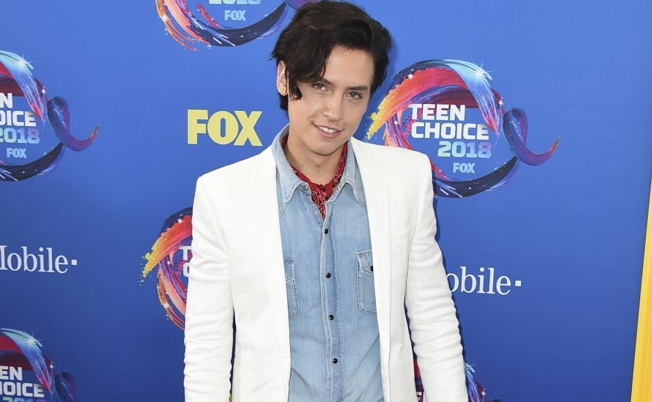 Riverdale star Cole Sprouse arrives at the Teen Choice Awards in Los Angeles. Photo by Jordan Strauss/Invision/AP Riverdale star Cole Sprouse arrives at the Teen Choice Awards in Los Angeles. Photo by Jordan Strauss/Invision/AP